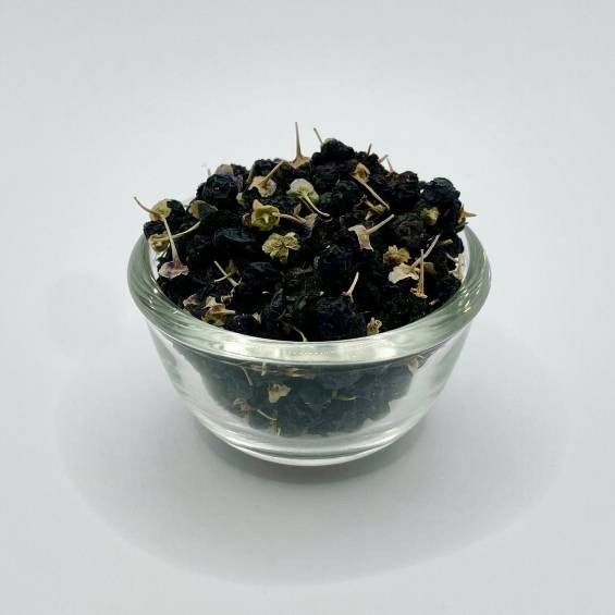 Black Wolfberries glass jar gift set