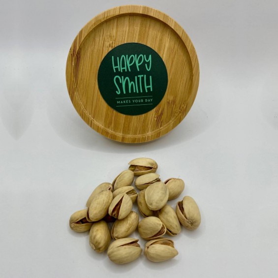 Pistachio glass jar gift set