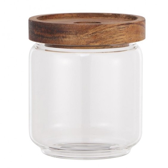 Glass Jar with Bamboo Lid 750ml