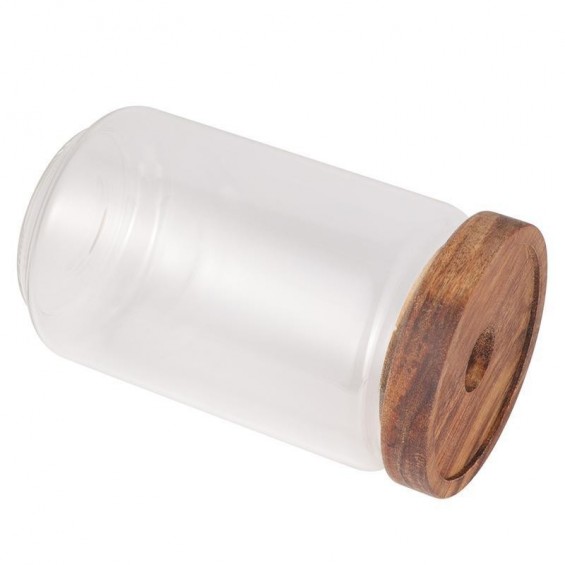 Glass Jar with Bamboo Lid 750ml